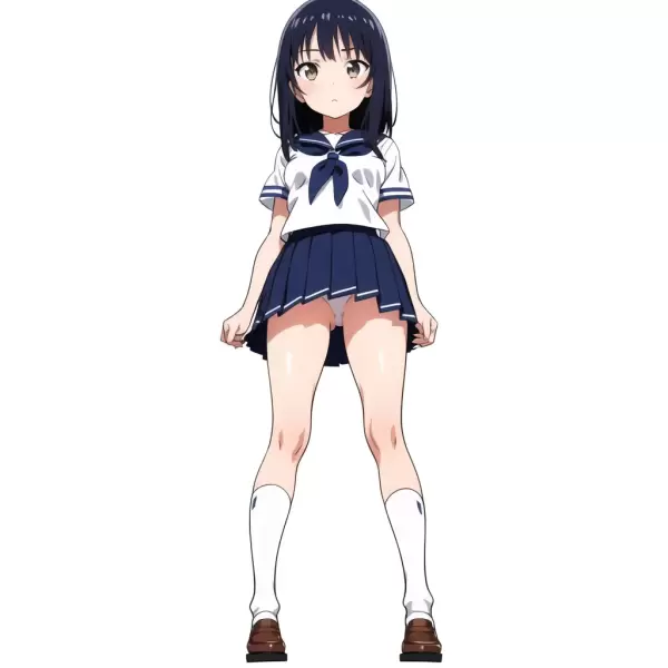 AIイラスト立ち絵の反転