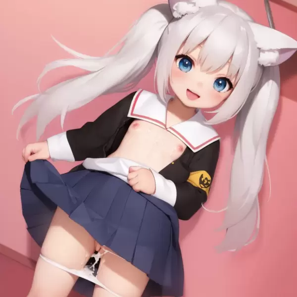 AIイラスト パンツ内射精
