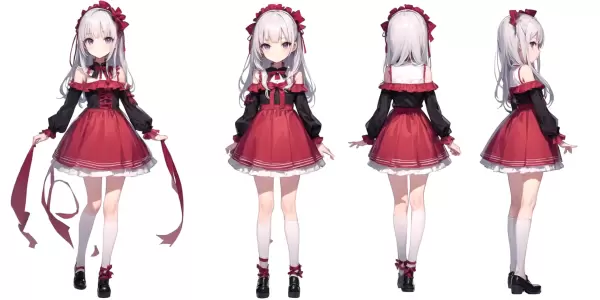 AIフレーム補間で三面図の回転と歩きアニメーションのテスト