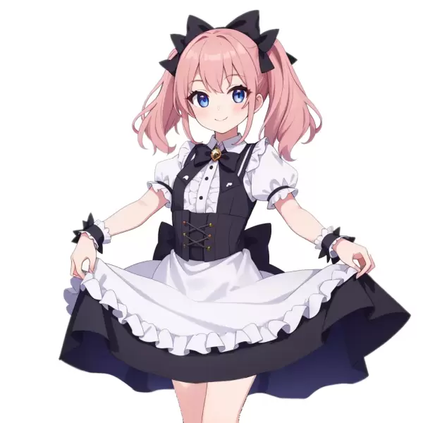 AIイラスト（たくし上げ）