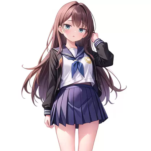 AIフレーム補間でスカートをぬるっとめくる