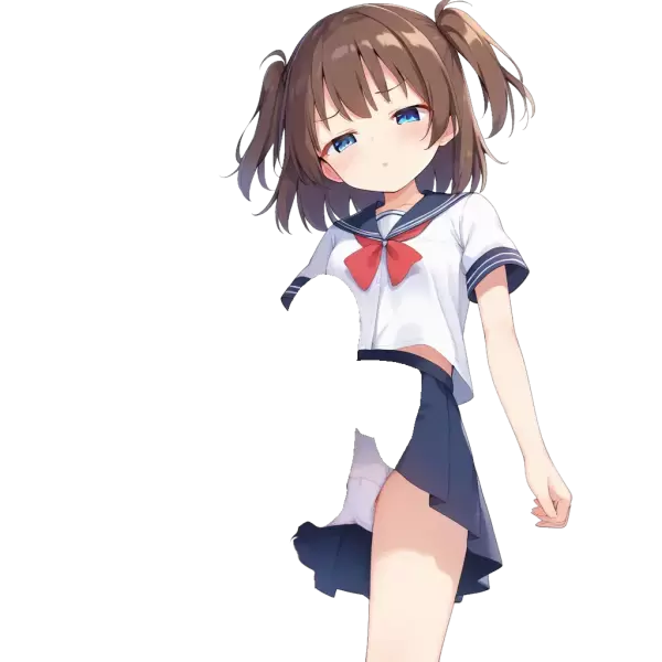 AIイラスト、足コキのパーツ分け1