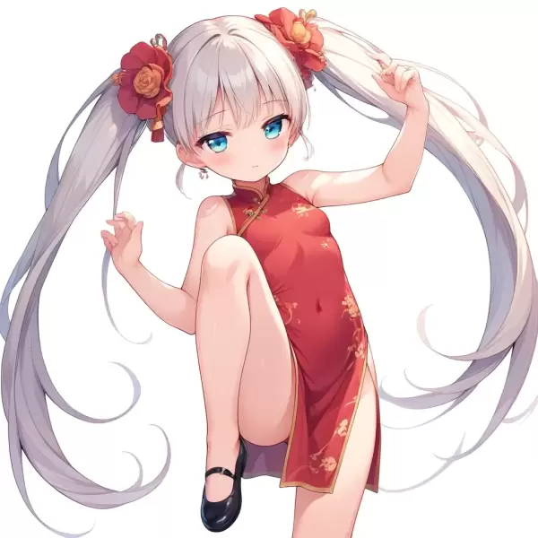 AIイラスト（チャイナ服）