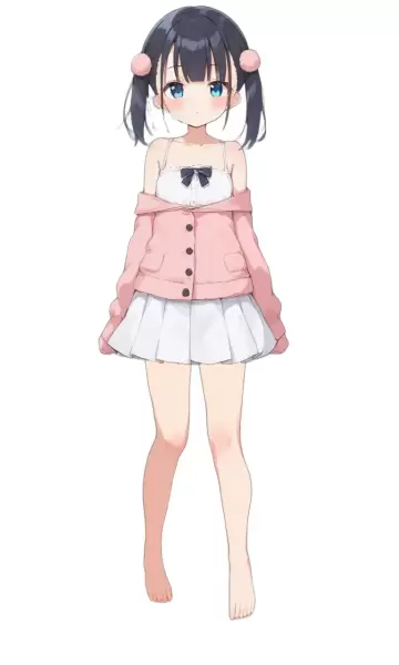 AIイラスト、パンチラアニメーション3
