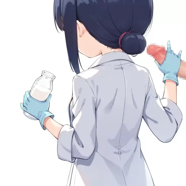 AIイラスト（手袋手コキ）