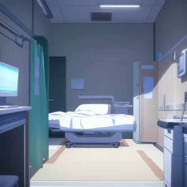 AIイラスト（手袋手コキ・背景）