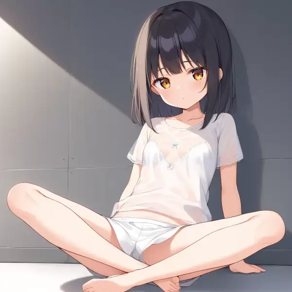 AIイラスト（あぐら）