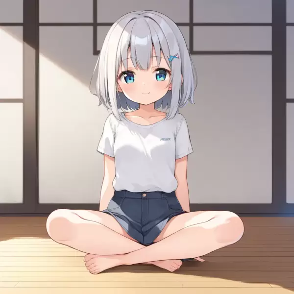 AIイラスト（あぐら）