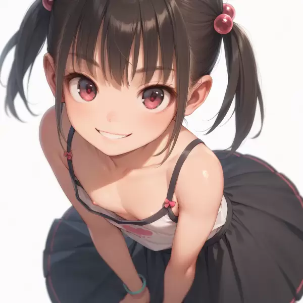 AIイラスト（胸ちら）