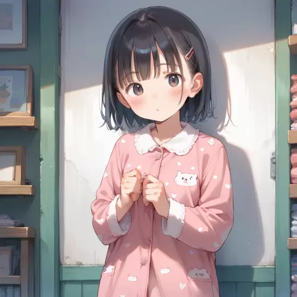 AIイラスト(パジャマ)