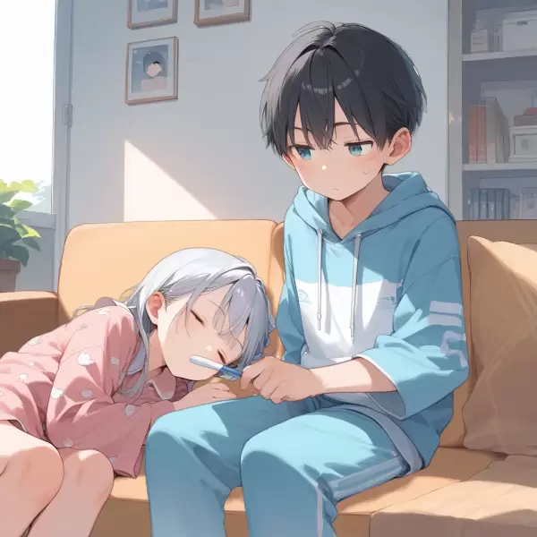 Stable Diffusionで生成した絵をレタッチでレイヤー分け＆アニメ化