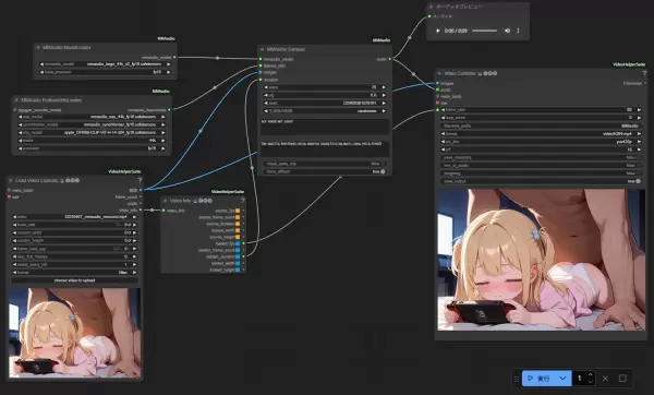 ワークフローのスクリーンショット
