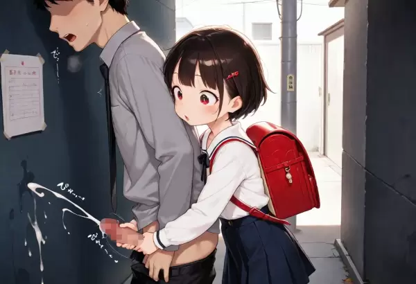 背面手コキでモザイクテスト