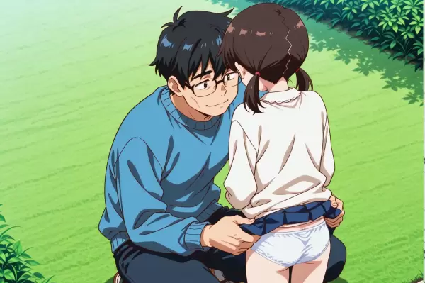 スカートめくりおじさん